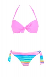 Maillot de bain push up rose pastel dépareillé Mix and match