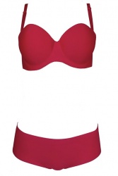 Ensemble Lingerie rouge invisible