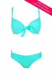 Maillot de bain femme balconnet 2 pièces émeraude
