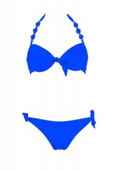 Maillot de bain femme balconnet bleu éléctrique