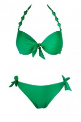 Maillot de bain push up balconnet vert