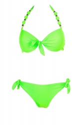 Maillot de bain femme Balconnet Vert Fluo
